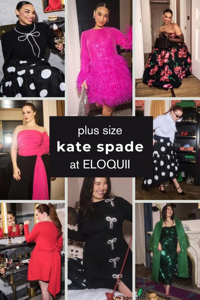 Kate Spade Plus Sizes? Thanks ELOQUII! 2 Plus size collection from designer Kate Spade at ELOQUII.